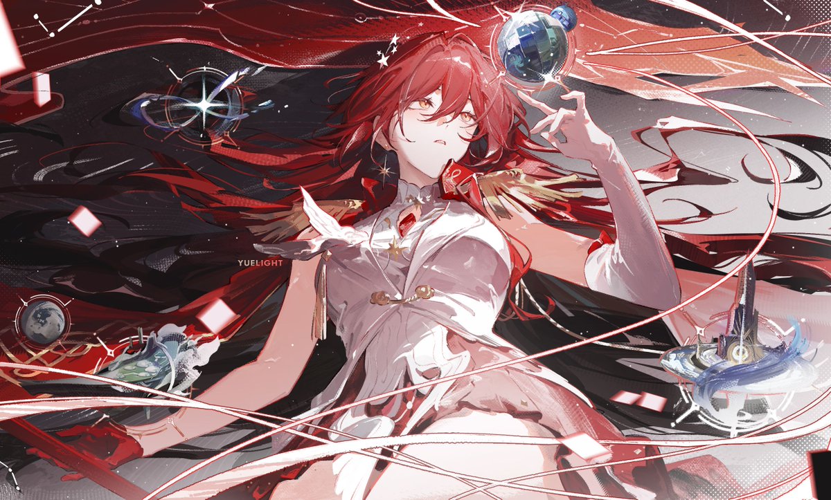 PomPom_HonkaiSR's tweet photo. "The starlight we've woven together... whose future will it illuminate next?"

Credit goes to _yuelight for the beautiful fanart!

#HonkaiStarRail #HimekoNova https://t.co/l6ICaDBgMg