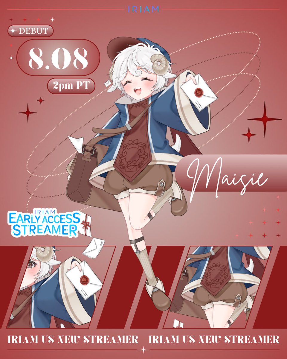 maisiezmystics's tweet photo. Hiya there! ~ 🌻💫

I am honored to officially #JumpOnIRIAM as a new streamer! Very excited to embark on this lovely journey with you wonderous mystics 🤍🤍 

Let’s have some fun ventures together why don’t we? ~ 🌿

@IRIAM_US @iriam_official #VTuber https://t.co/aRRVMnllBE