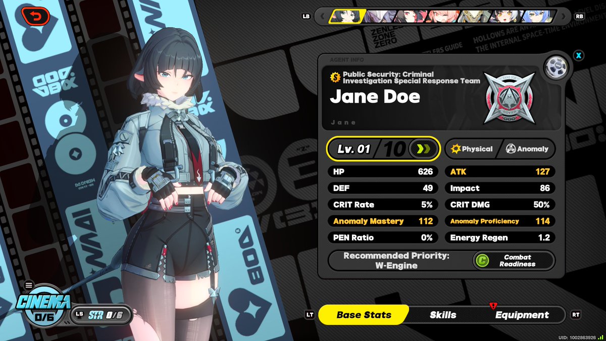 RJ8ight's tweet photo. Jane Doe bootay is finally home 🥹

Finally have another anomaly main dps that ain't Miyabi lol thank u Ms. Rat Lady https://t.co/H4N3cgz1y6