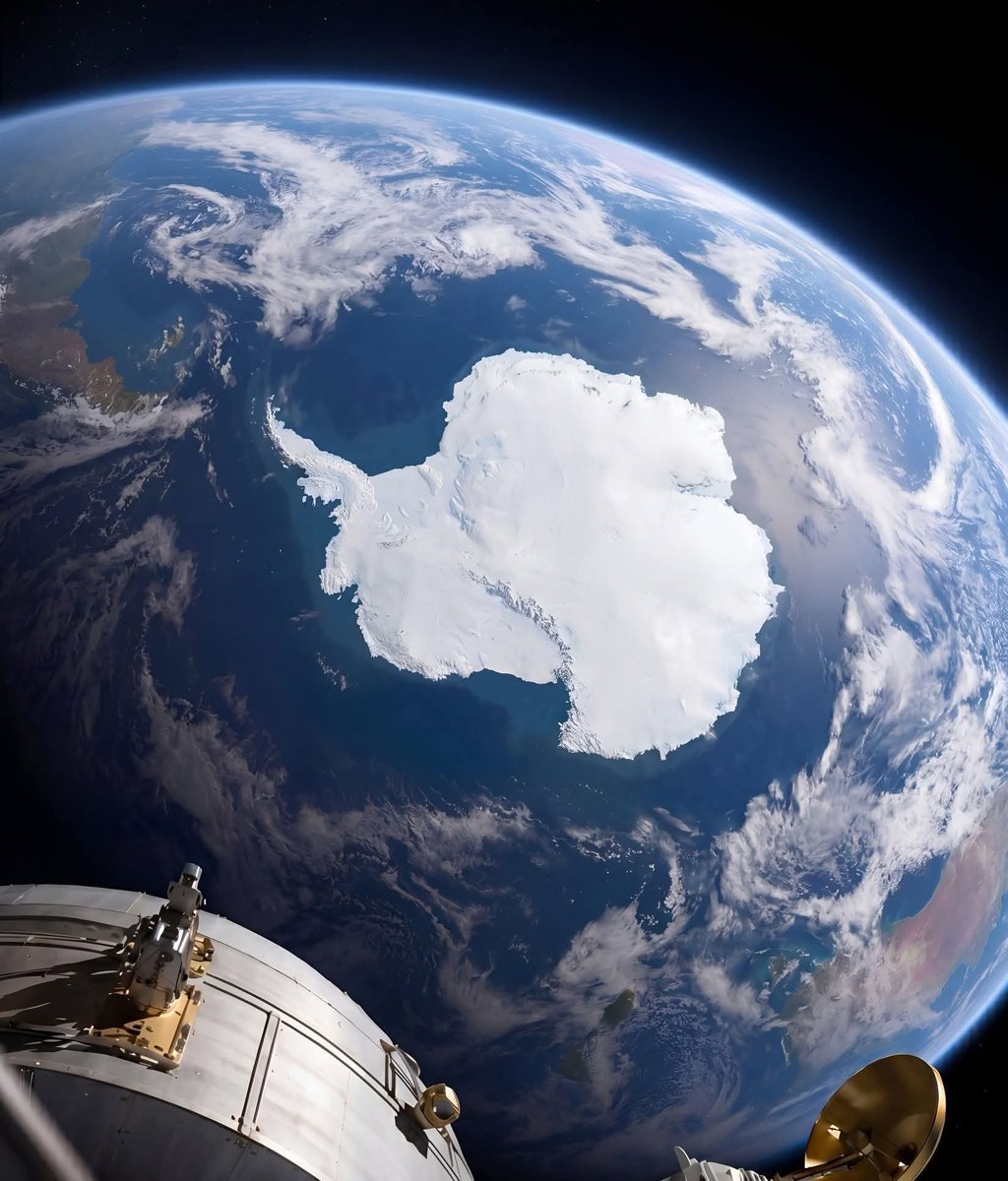 amazing_physics's tweet photo. NASA just released a breathtaking view of Antarctica, captured by the Artemis II crew as they journeyed toward the Moon.
This stunning perspective from deep space offers undeniable proof of Earth’s curvature—another powerful moment where science and reality speak louder than conspiracy theories.

Image Credit: NASA

#ArtemisII #NASA #antarctica #EarthFromSpace #spaceexploration #MoonMission #sciencefacts #spacescope