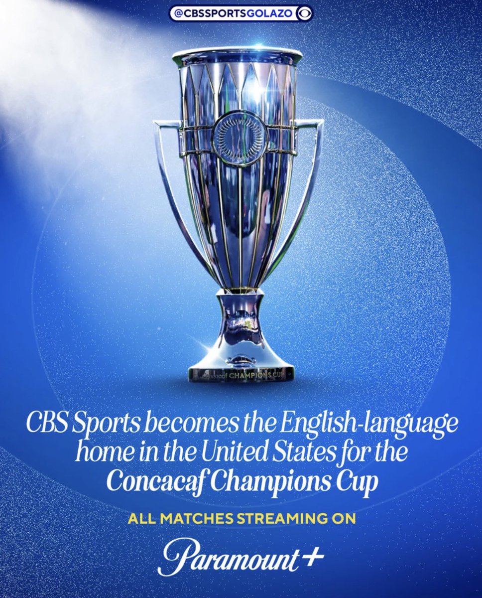 AgendaDeport22's tweet photo. ⚠️Novedades
#CBSSports es dueño de los derechos de Transmisión de las próximas ediciones de la #CONCACAF #ChampionsCup
Transmisiónes que estarán también por #ParamountPlus solamente en Inglés para Estados Unidos
#AgendaDeportiva https://t.co/IEIVGX1Q2y