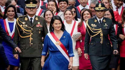CREOEcuador's tweet photo. ¡FORTALECIENDO LA HERMANDAD DEMOCRÁTICA 🇪🇨🇵🇪!

Presidenta Nacional CREO - @abcorderoc junto a Presidenta Nacional @JovenesCREO - @CamilaClerque estuvieron presentes en el cambio de mando y toma de posesión de @KeikoFujimori como Presidenta de la República del Perú 2025-2030 🇵🇪 https://t.co/u5et0nXxLs