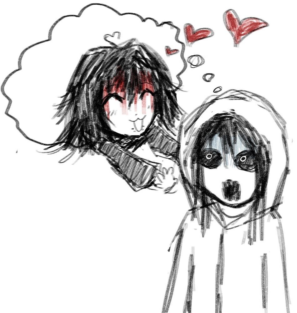 kagixxx6's tweet photo. btw my gf #katethechaser #proxy #creepypasta #kagixxx #fanart https://t.co/NcELRSlwR4