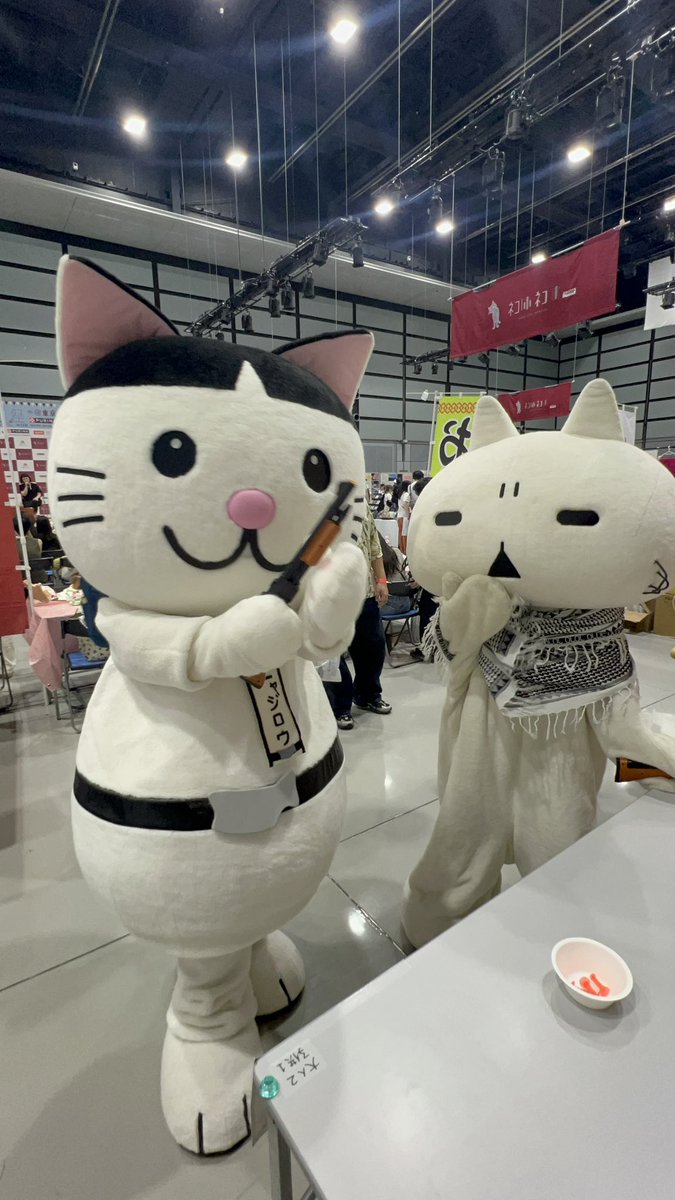 ∇・)おはにゃーん！射的で取れなかったこと一度もないにゃー