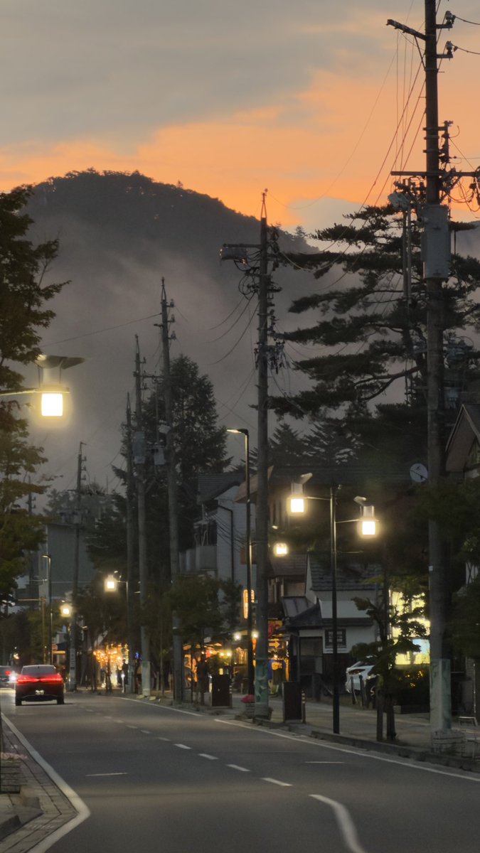bigmuhaha's tweet photo. Karuizawa sunset. https://t.co/w0nMIJBZ2j