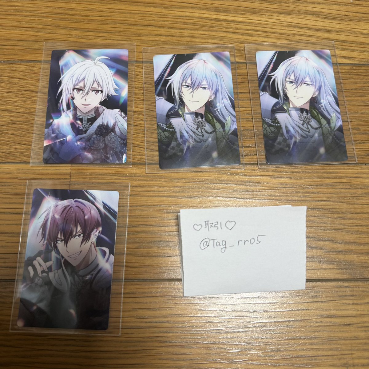 Tag_rr05's tweet photo. 【交換】
アイナナ VISIBLIVE "4WARD JOURNEY" 4J フォトカード

【譲】天、千、トウマ

【求】百(最優先)、悠

郵送、池袋事前手渡し、幕張(21.23)手渡し可能

検索からもお気軽にお声掛けください。 https://t.co/6G0n0rmAy6