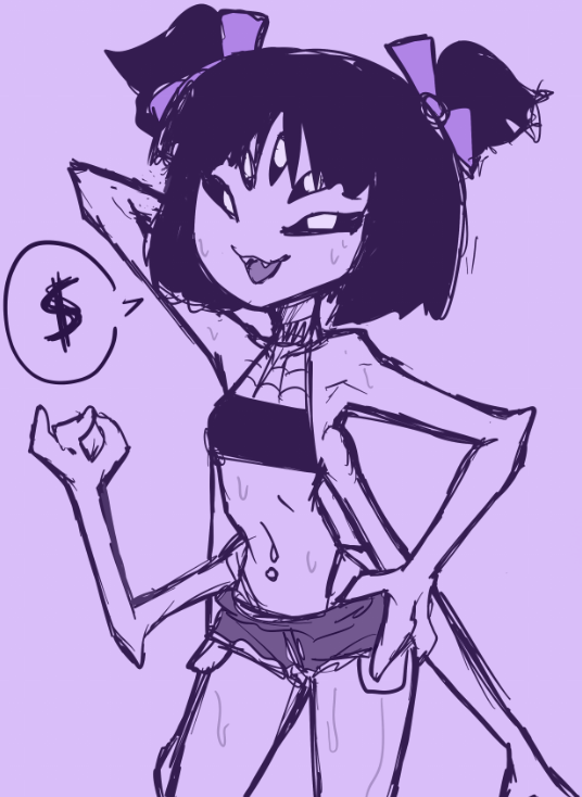 Kp3St's tweet photo. Muffet Sketchslop https://t.co/AYMQjmfoy2