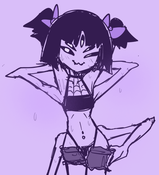 Kp3St's tweet photo. Muffet Sketchslop https://t.co/AYMQjmfoy2