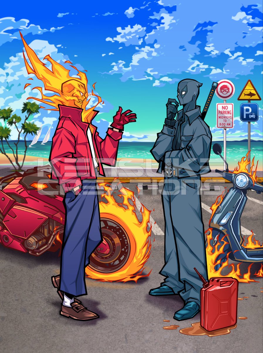KensukeCreateS's tweet photo. Ryan Ghostling x JeanPool

#MCU #ghostrider #deadpool https://t.co/NUmGxT618w