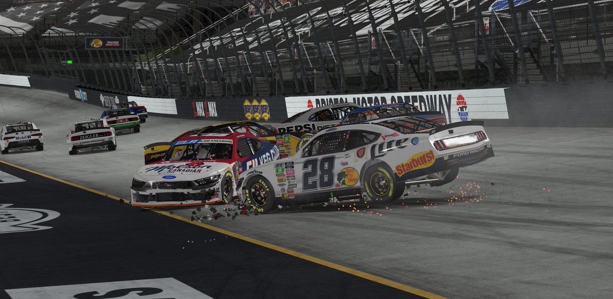 sp_two_racing's tweet photo. Bristol results, @GreatLakesRace :
5 - Eric Kepf #63
35 - James Shifflett #28
Eric with his race of the season.
#iracing #eracing #glps #nascaroreilly #stockcar #racecar https://t.co/NEwsmuh8zI