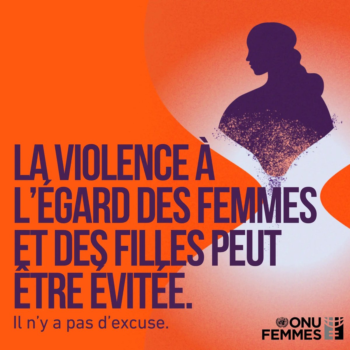 ONUGeneve's tweet photo. Chaque femme et chaque fille a le droit de se sentir en sécurité partout.
Les gouvernements doivent investir dans la prévention de la violence sexiste, faire respecter les lois et mettre fin à l’impunité.
#PasdExcuse https://t.co/PhPNfPzhTu