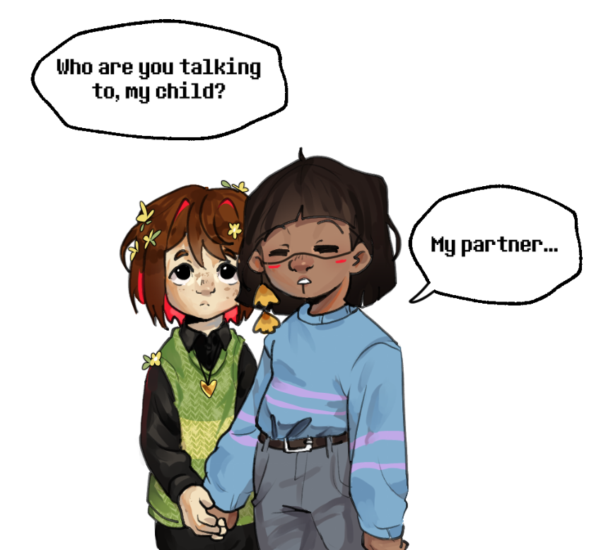 HerryUwU's tweet photo. Frisk and Chara two apples tall
#undertaleㅤ https://t.co/DJh5P8CX3X