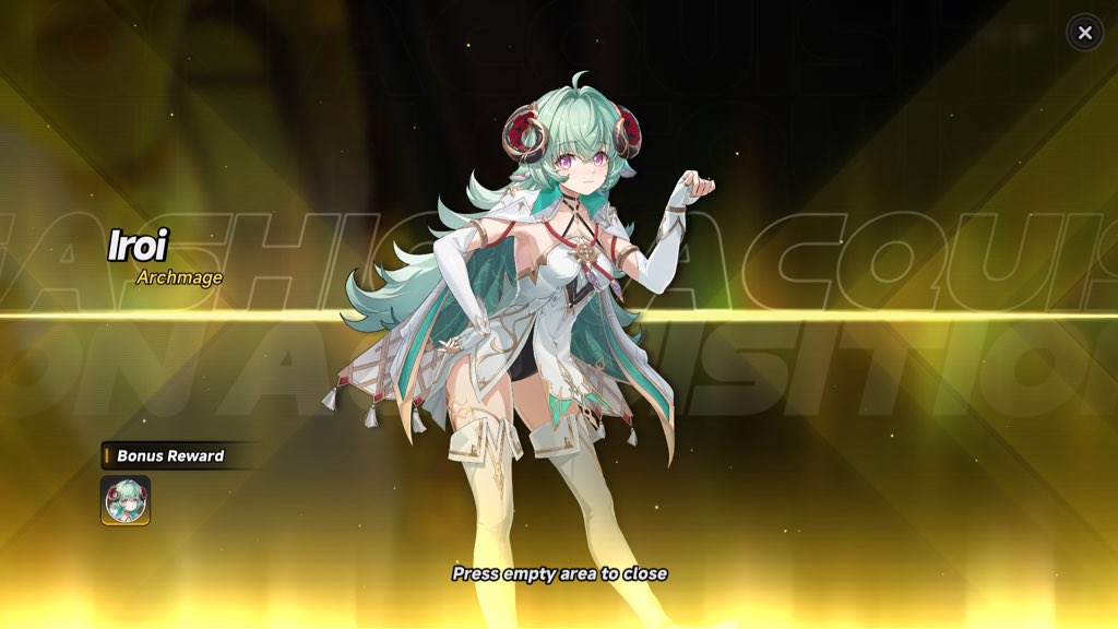 Timely_Iroi's tweet photo. Ya girl just got Iroi A1 in 5 pulls and her skin in 50 pulls!! https://t.co/vYHec7mP9s