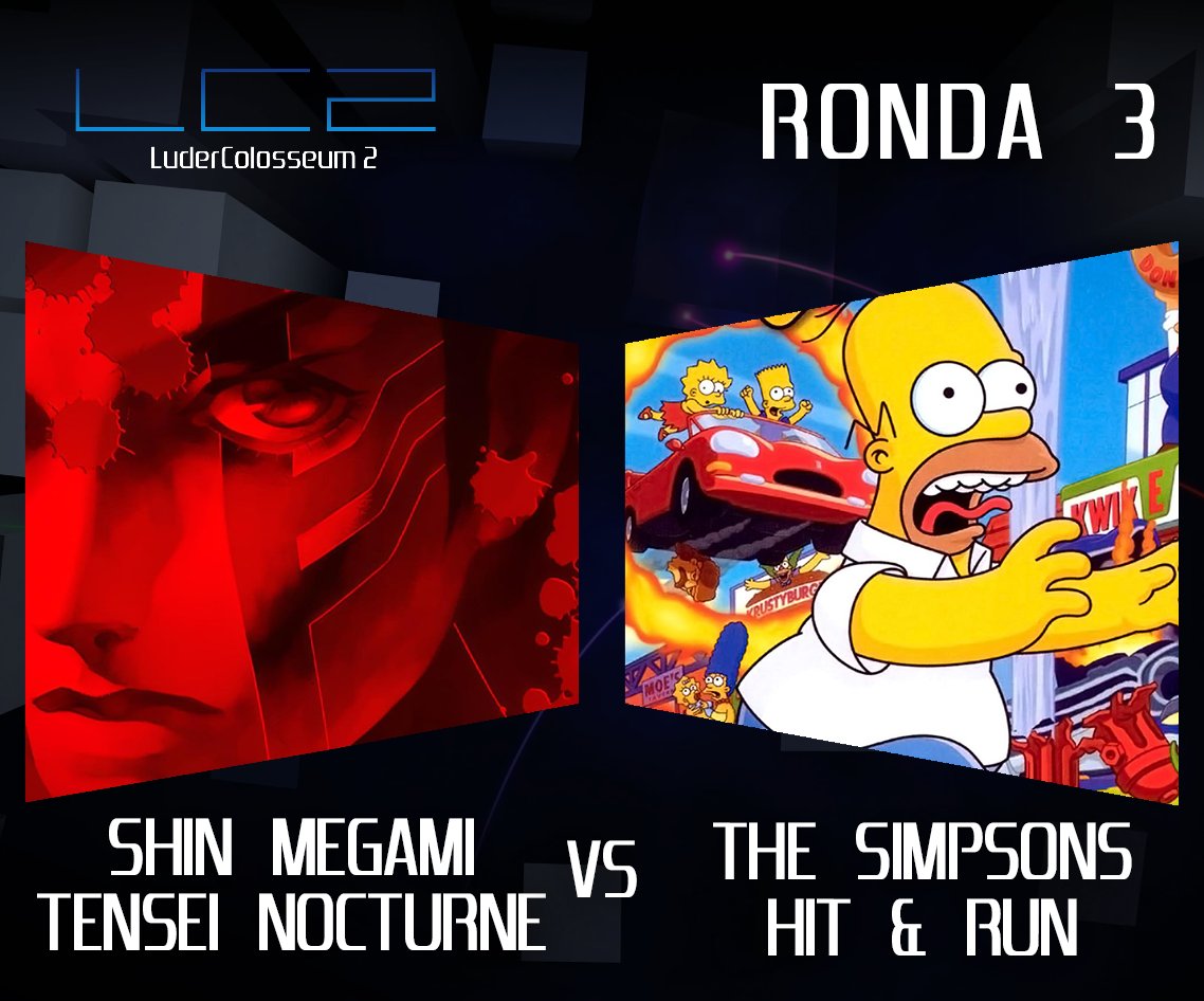 Adhe3142's tweet photo. Shin Megami Tensei III Nocturne vs The Simpsons Hit &amp; Run https://t.co/MQjBUueO3J
