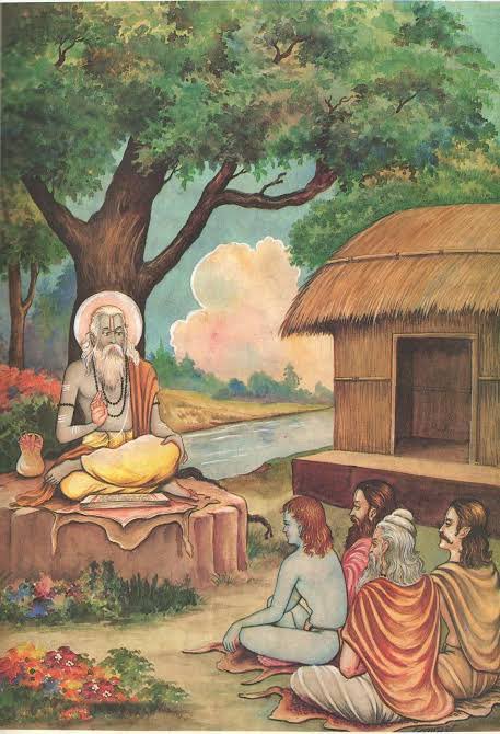 SchoolVedic's tweet photo. Today is Guru Purnima (गुरु पूर्णिमा), the day dedicated to all Gurus.
Maharishi Krishna Dvaipayana "Veda Vyasa" Ji (कृष्णद्वैपायन वेदव्यास) born today. 

मुनीनामप्यहं व्यासः ॥
- श्रीमद्भगवद्गीता, १०.३७ [पादः ३]

Shri Krishna - 
"Among munis (sages), I am Vyasa." https://t.co/mqLs5aKb82