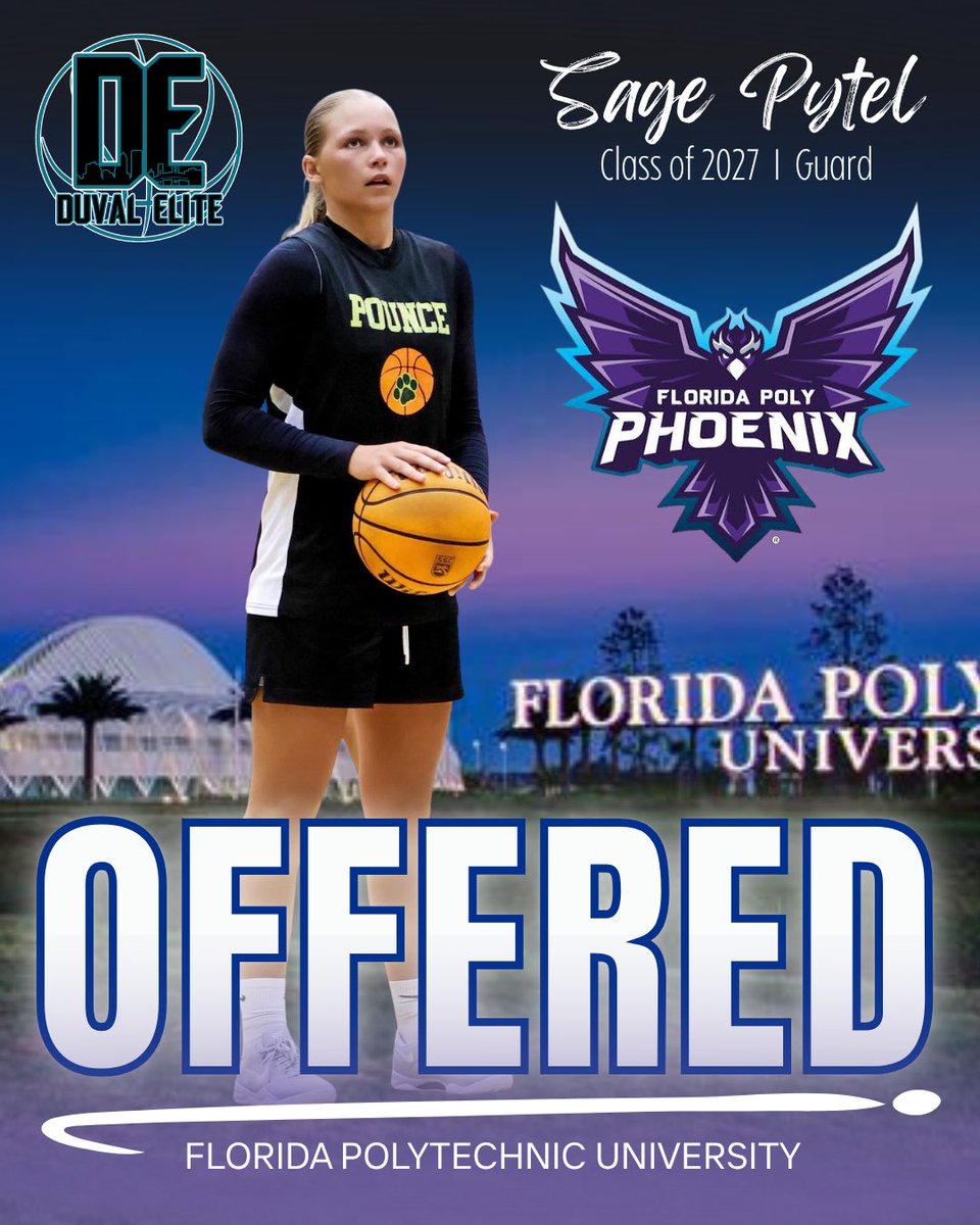 SagePytel's tweet photo. I am grateful to receive an offer from Florida Polytechnic University thank you Coach Jessee for believing in me. 🙏🏼 https://t.co/KhiKjWkedy