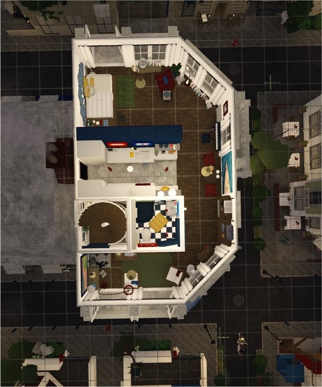 kantedeunavida's tweet photo. I built a colorful apartment in my Bloxburg city (part 1) https://t.co/vXqtstmZfr