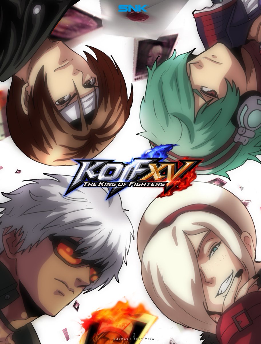 Raydash30's tweet photo. #kof heroes #kofxv #kyokusanagi #shunei #ashcrimson #kprime #kdash #snk #RAYDASHARTS https://t.co/B3g0Mcsbmv