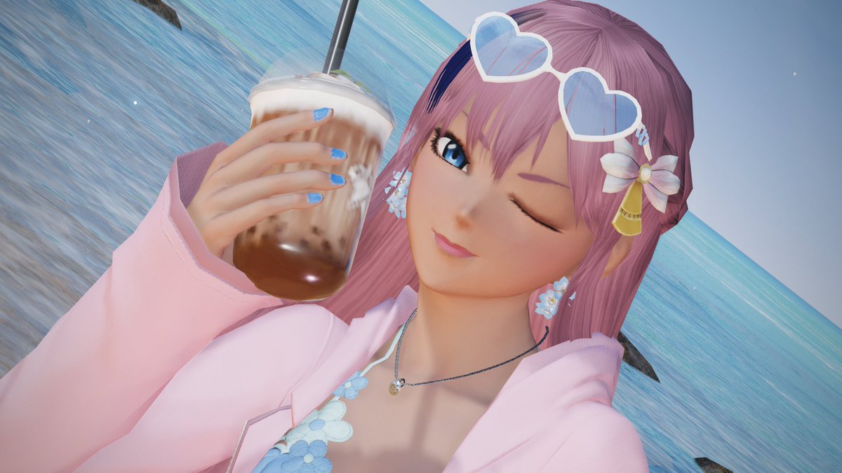 Beach day! 🌊🏖🌞 #MaintDaySS #メンテの日なのでssを貼る #PSO2NGS