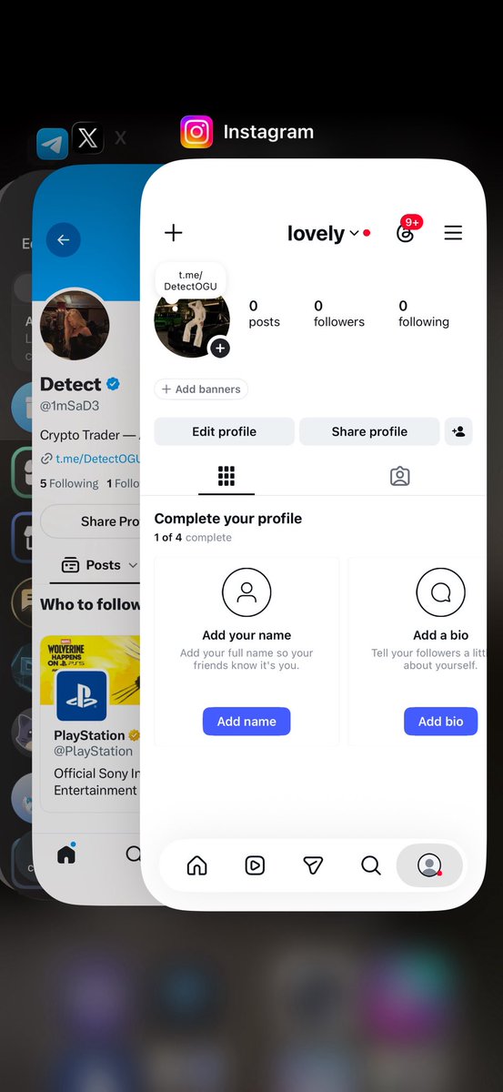 1mSaD3's tweet photo. 2 premium username claims secured. ✅

Clean process, smooth execution, and another successful week.

More projects already in progress.

#meta #ai #claim #username #rare #og #semiog https://t.co/WjrMlANjqL