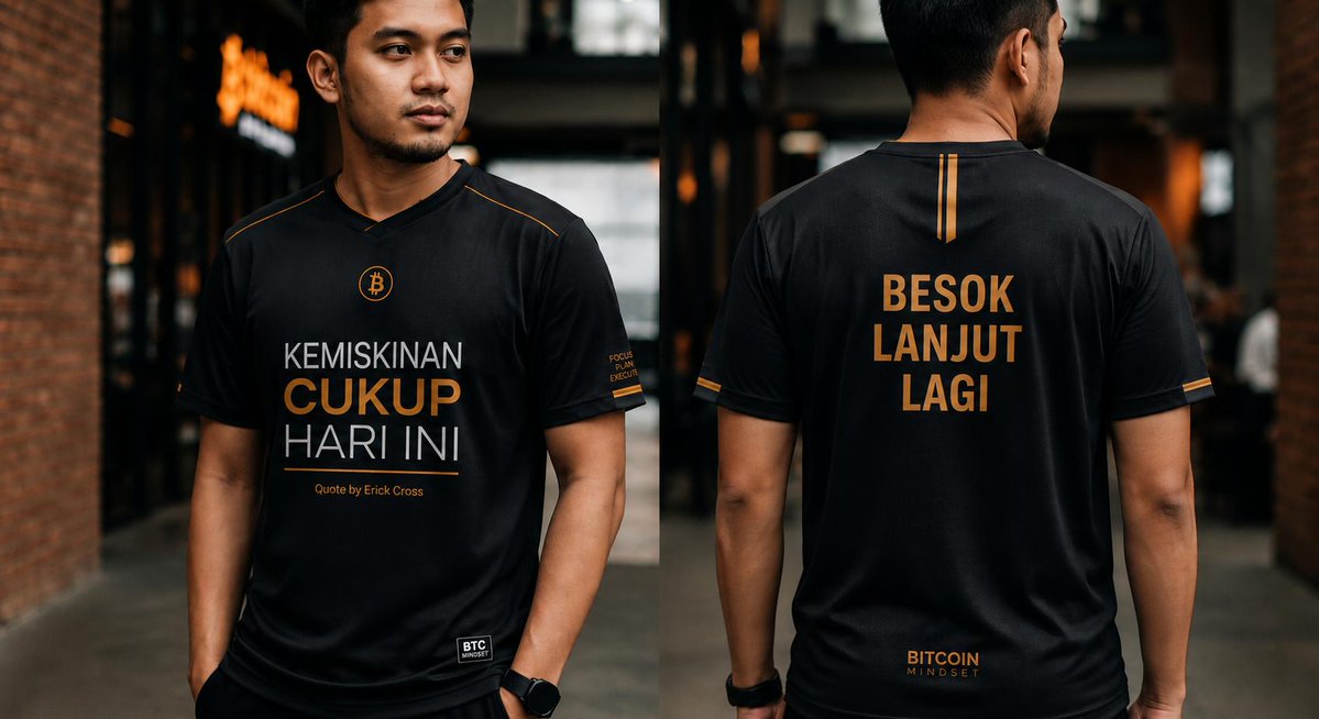 fierzafajri's tweet photo. 🚨 LOMBA DESAIN KAOS HIGHWIND 🚨

#FierzaBikinLomba kali ini bekerjasama dengan Highwind mengadakan Lomba Desain Kaos Bertema "KEMISKINAN CUKUP SAMPAI HARI INI".

👥 Siapa yang Bisa Ikut?
Terbuka untuk semua! Syaratnya:
• Follow: @chiefardi @Highwindfi @ErickCross90
• Pakai Hashtag #FierzaBikinLomba #KemiskinanCukupSampaiHariIni

🎁 Total Hadiah: Rp 2 Juta untuk 2 Pemenang

📐 Ketentuan Desain:
• Ukuran minimum: 2480 x 3508 px (A4)
• Resolusi: 300 dpi
• Jenis File: PNG Transparent
• Bebas orientasi (portrait/landscape)
• Dilarang NSFW
• Karya orisinal, no plagiat!
• Boleh menggunakan AI
• Boleh submit lebih dari 1 desain

📣 Cara Ikut:
- Upload desain via Quote Tweet dari postingan utama thread ini,
- Gunakan tagar: #FierzaBikinLomba & #KemiskinanCukupSampaiHariIni
- Mention: @chiefardi @Highwindfi @ErickCross90

Catatan:
Satu desain = satu post quote
Kalau submit dua desain → buat dua post

📅 Timeline:
• Batas Submit: 8 Agustus 2026
• Pengumuman Winners: 10 Agustus 2026

Let's go ikutan yah! *gambar hanya pemanis, manis banget