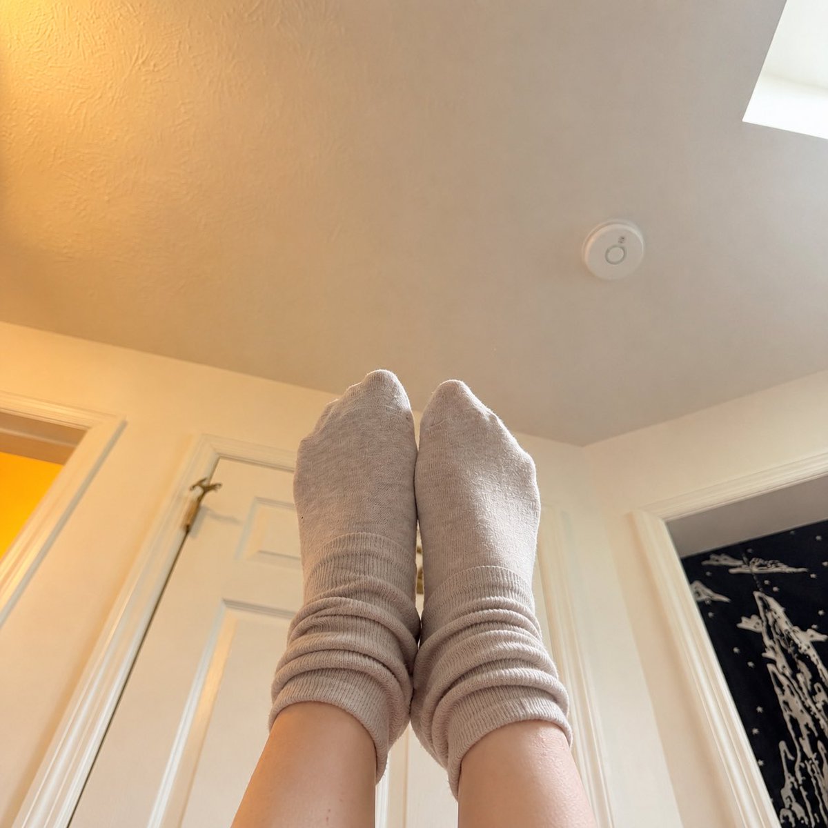 Nessisprettysol's tweet photo. I love some cozy socks! About to take a bath and paint my toes what color would you like to see 🩷😈🦶🏻 #pedicure #SoftFeet #oil https://t.co/Q5Z73cYXAo