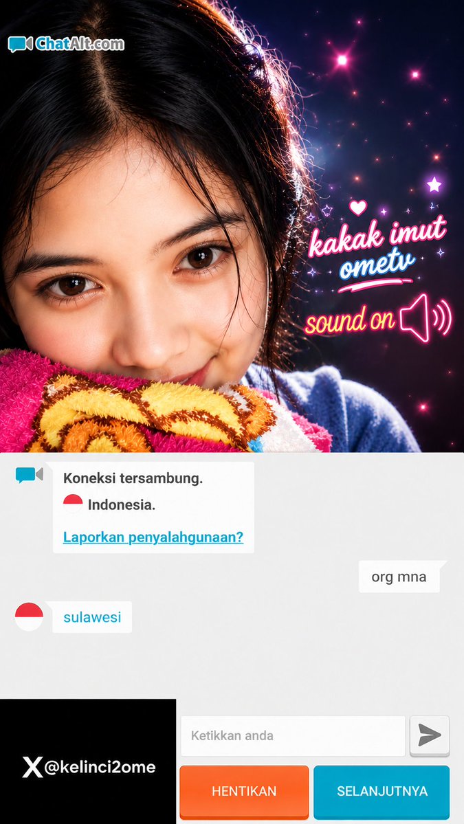natashafk21's tweet photo. Ometv sound on seru🔊 https://t.co/rDVqhZJLCM