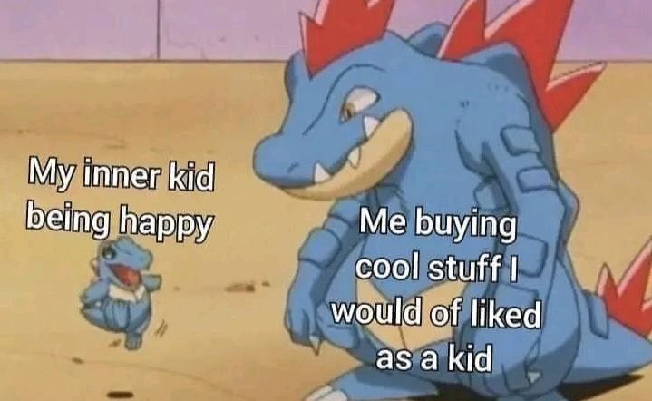 PokemonOnX's tweet photo. Me when I buy Pokemon cards https://t.co/FLzgGvg4ri