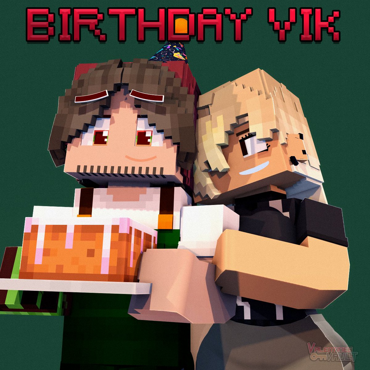 ValVaultMC's tweet photo. Quick Birthday render! NOW I ACTUALLY hAVE TO GO SOMEWHERE <3 https://t.co/flaOqHhZnK