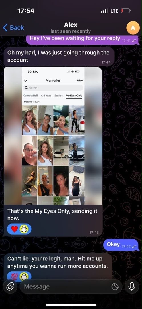 Taskinhilal's tweet photo. #snaphack #teenage #momson
Crack her Snap memories to catch a cheater {€} ><%%..
View "My Eyes Only" undetected using my brute force hack Tele in bio.
MESSAGE INFO IN BIO FOR QUICK SERVICE
#pyt #nolimit #leak #girl #buyingcontent #altfreaks #ebonyteen

https://t.co/gVmpTF2akb https://t.co/duEy7si5sc