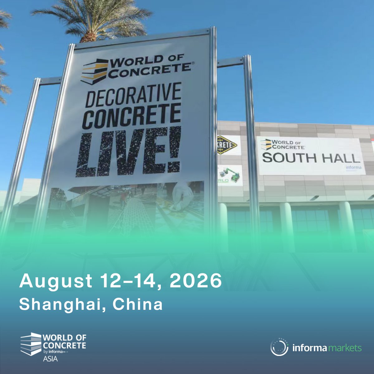 WOC_Asia's tweet photo. 🎨 Why top projects choose architectural concrete?

More than decoration — it's a new material that balances culture &amp; function.

Aug 12 | Shanghai
Asia Artistic Concrete Designers Summit Forum at WOC Asia.

#WOCAsia2026 #ArchitecturalConcrete #UrbanRenewal https://t.co/HmOw43c3JF