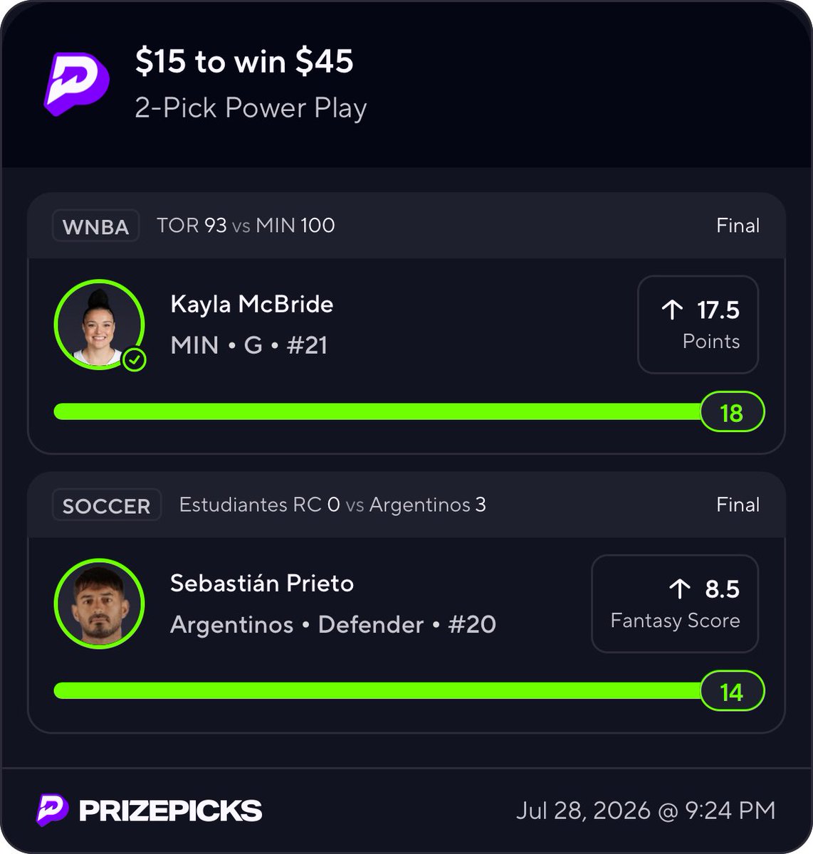 Ali2Goal's tweet photo. BANGGGG CASHHHH PLAYSSSSS 🔥 

make sure to join and subscribe to the discord to get all the plays. 

https://t.co/amlhMexaBf

#Gambling𝕏 #prizepicks #soccer https://t.co/hqXjKUqeGd