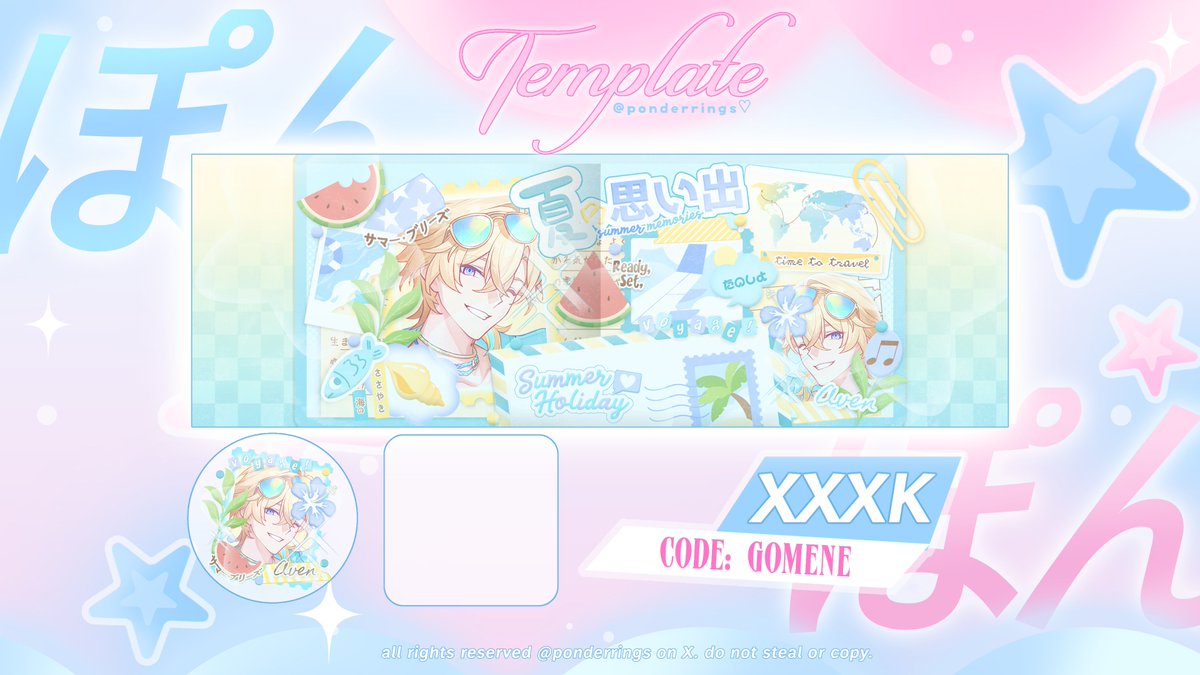 ponderrings's tweet photo. ☆ any interactions are appreciated, thank you 🩷

HEYOOO! summer isnt over yetttt <!!!> ☀️ bolekah bantu ospekin anak2 baru pon yg nanti bakal dijual as template ini? 😽 

kalo ada yg gak aman/ada kesamaan dgn ba lain tolong DM pon iaaa! 🩷 timakaci banyak! 💞

#bealanja https://t.co/PY3yqWMisf
