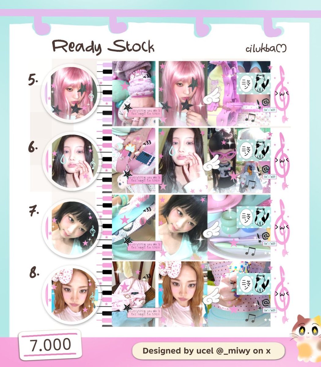 bucterfllzy's tweet photo. help repost thank you 

aku ready layout gg moka, wonhee, rei, ian, stella, karina, giselle yaa 🩷 price 7k free retext ava png cuss jajan 

#bealanja https://t.co/FZhFxfN7Bt