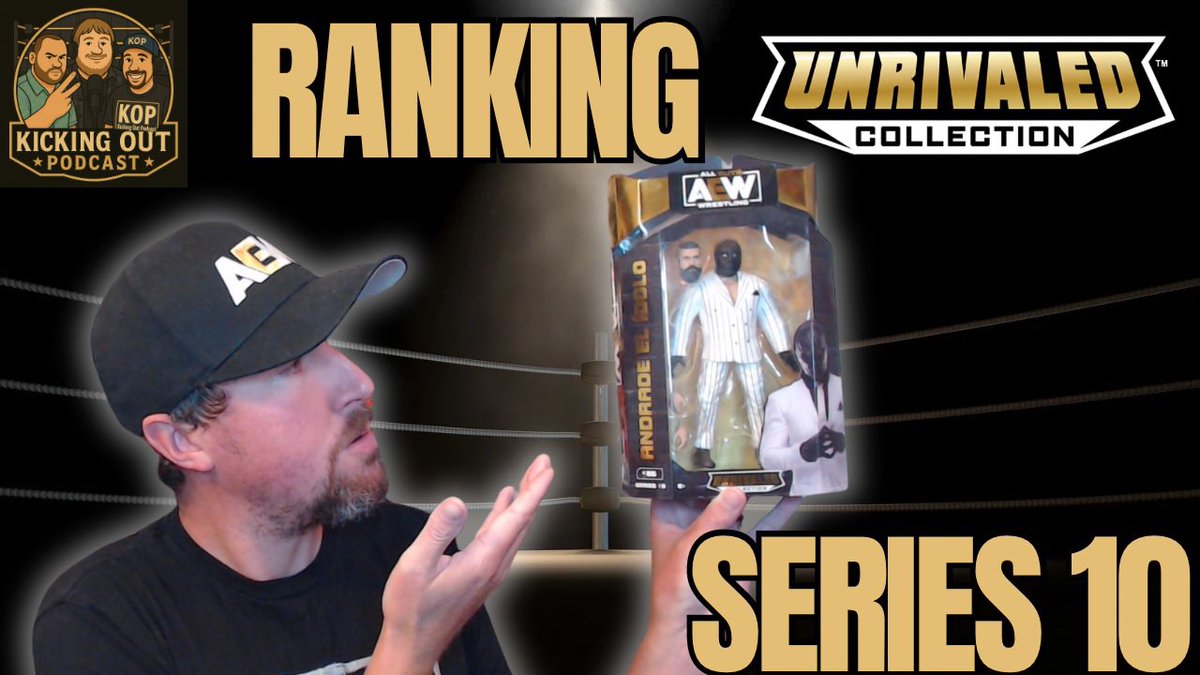 KickingOutPod's tweet photo. AEW Unrivaled Series 10 Plus Jim Ross and Excalibur - Review and Ranking!
#aew #aewfigures #unrivaledseries10 #jazwares #wrestlingfigures #figurereview #ringsidecollectibles #wardlow #taz #andradeelidolo #jimross #excalibur #aewcollecting
https://t.co/wwvvUwCbqz https://t.co/JCp8ic93mf