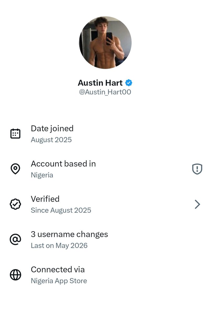 TheIrishOak89's tweet photo. @Austin_Hart00 @X can you all do something about these slop accounta from foreign countries? https://t.co/q8kD88BTlP