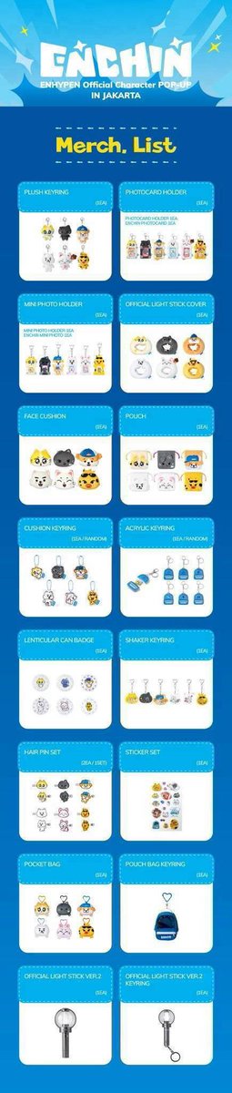 sharingbydea2's tweet photo. {OPEN JASTIP} ENHYPEN Official Character <ENCHIN> POP-UP IN JAKARTA

‼️ Detail soon
💰 Fee 10k/barang
📍 Jakbar

GO, sosmed, &amp; proof
🔗 https://t.co/rV8uyRXrsv

t. #ensell wts engene merch jay jake sunghoon sunoo jungwon niki ni-ki wonchu noxstar jakey snowe kishu puni pu-ni https://t.co/qDMDz8ot3X