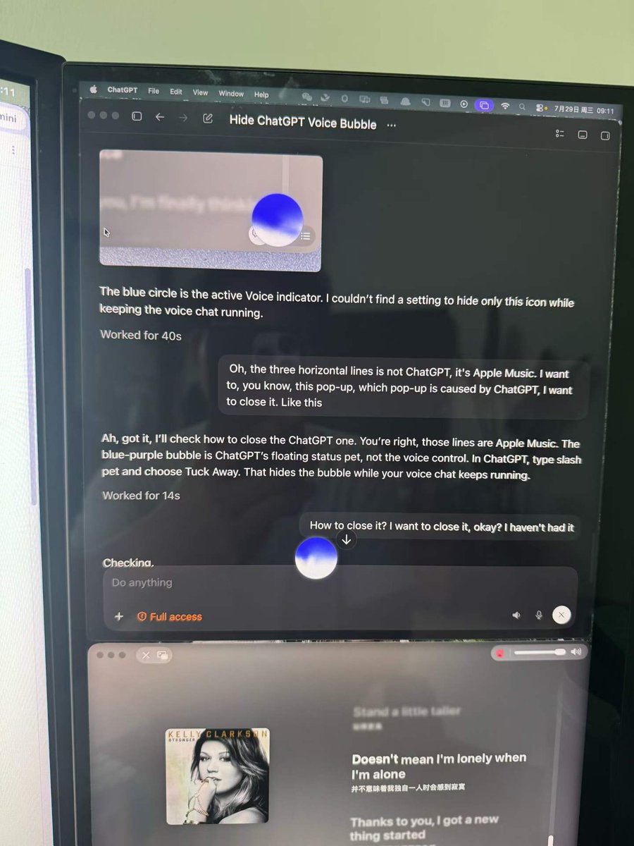 PM_Forest's tweet photo. With the Codex Live Chat, it genuinely feels like I finally have a real assistant by my side. https://t.co/lzzdj2ip70