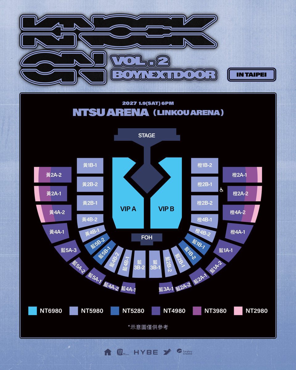 Mickeytickets3's tweet photo. Selling tickets/BOYNEXTDOOR TOUR 'KNOCK ON Vol.2' IN Taipei🎵 ボイネッドア 台北コンサートチケット代行

🗓️1.9

🎫最新在庫：
VIP B区 2番以内/210番以内
黄2b-2区/黄2b-1区

DM📩
#BOYNEXTDOOR #보이넥스트도어 #BND
#KNOCK_ON_Vol_2_IN_Taipei #타이베이콘서트티켓대행 #ボイネッドア #티켓대행 #티켓양도 #チケット讓 #チケット代行  #ソウル代行 #台北代行 #ボイネッ #Boynextdoor好きな人と繋がりたい