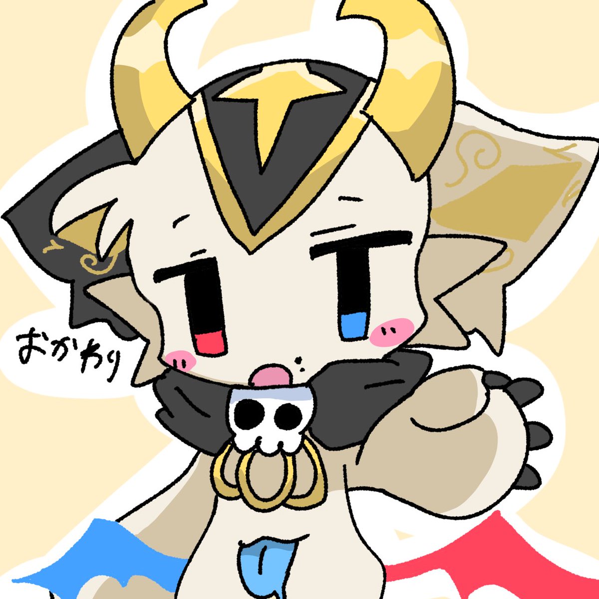 Charsiu25's tweet photo. ブブ様てんこ盛りセット！
#でびコネ
#イラスト https://t.co/vfmaQzFtxM