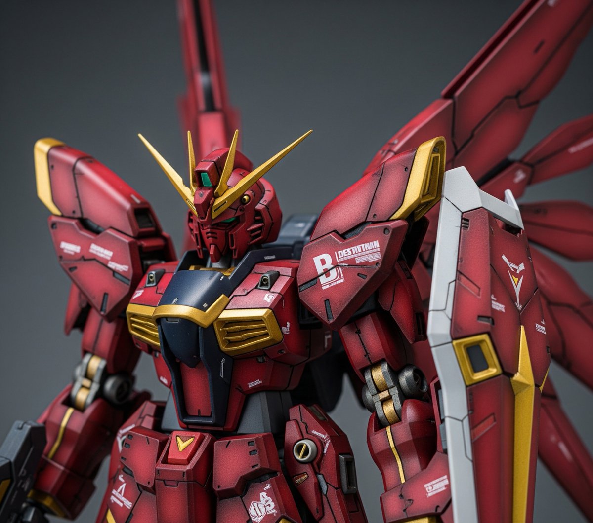 puramodiary's tweet photo. ガクトガンダム今日か！
とりあえずガンプラ改造 https://t.co/k10GSG5wIY