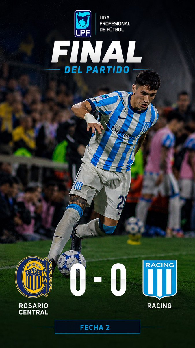 joalopez_95's tweet photo. El Racing de Vojvoda sigue sumando. Con el 0-0 ante Rosario Central, la Academia mantiene el invicto en el torneo y continúa mostrando solidez en este arranque de campeonato. https://t.co/DJeVdACacR