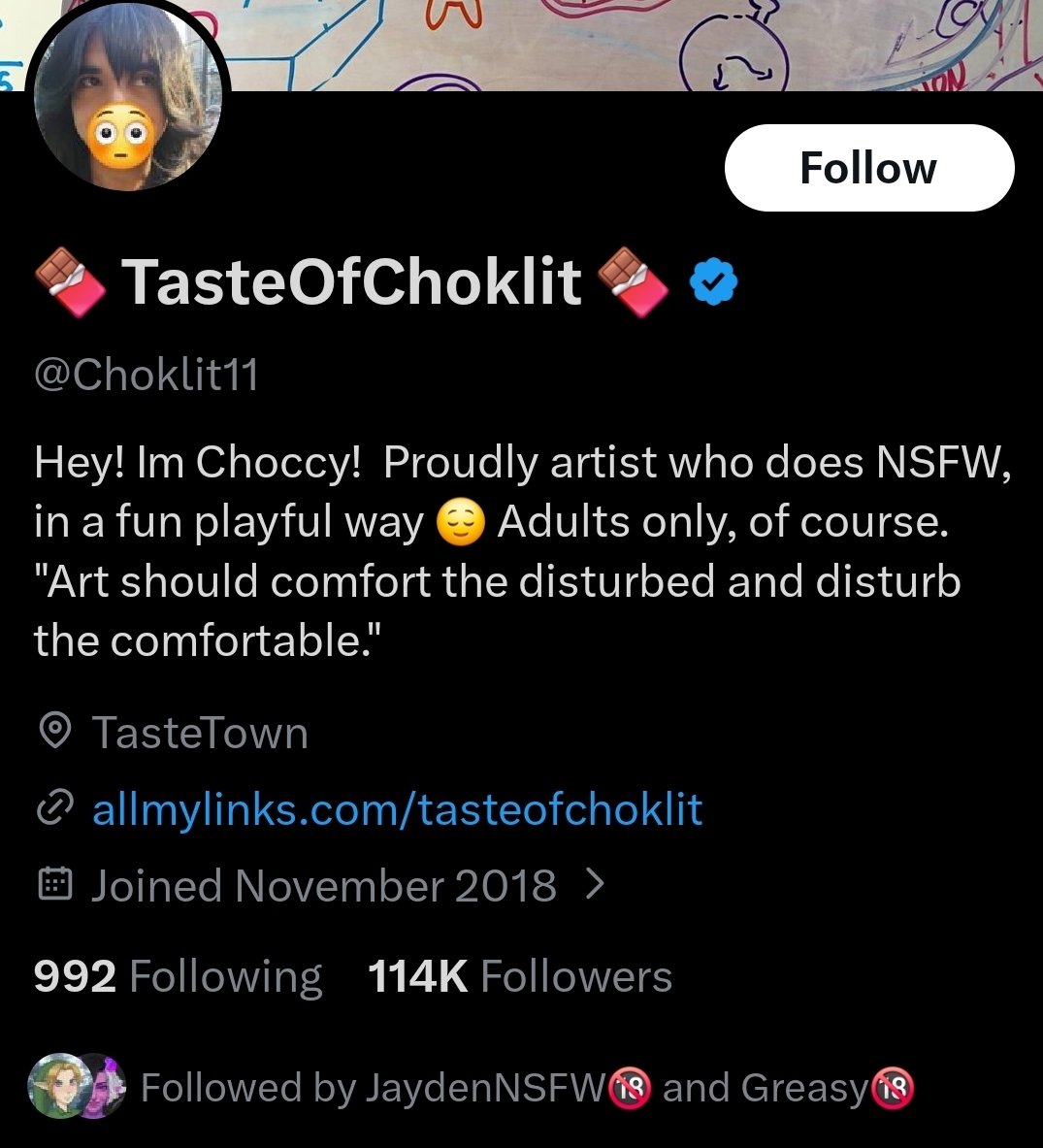 takingdookiez's tweet photo. Why are these guys following this bastard? https://t.co/BqUL1qNO1N