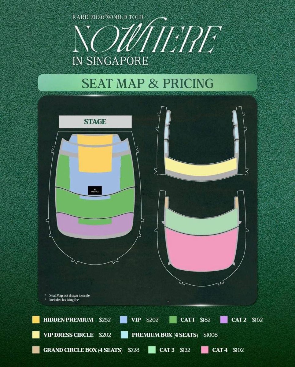VIPTICKETHub's tweet photo. WTS 
KARD 2026 WORLD TOUR ‘NOWHERE’ IN SINGAPORE🇸🇬

Tickets 
🎫 HIDDEN PREMIUM 
🎫VIP
🎫CAT 2

Instant transfer/meetup f2f venue 
Onsite assistance 

Interfans ok

Dm me to buy📩
#KARDinSG #KARDinSINGAPORE 
#KARD #카드
#NOWHERE
#KARD_NOWHERE https://t.co/WERT5vhAv8