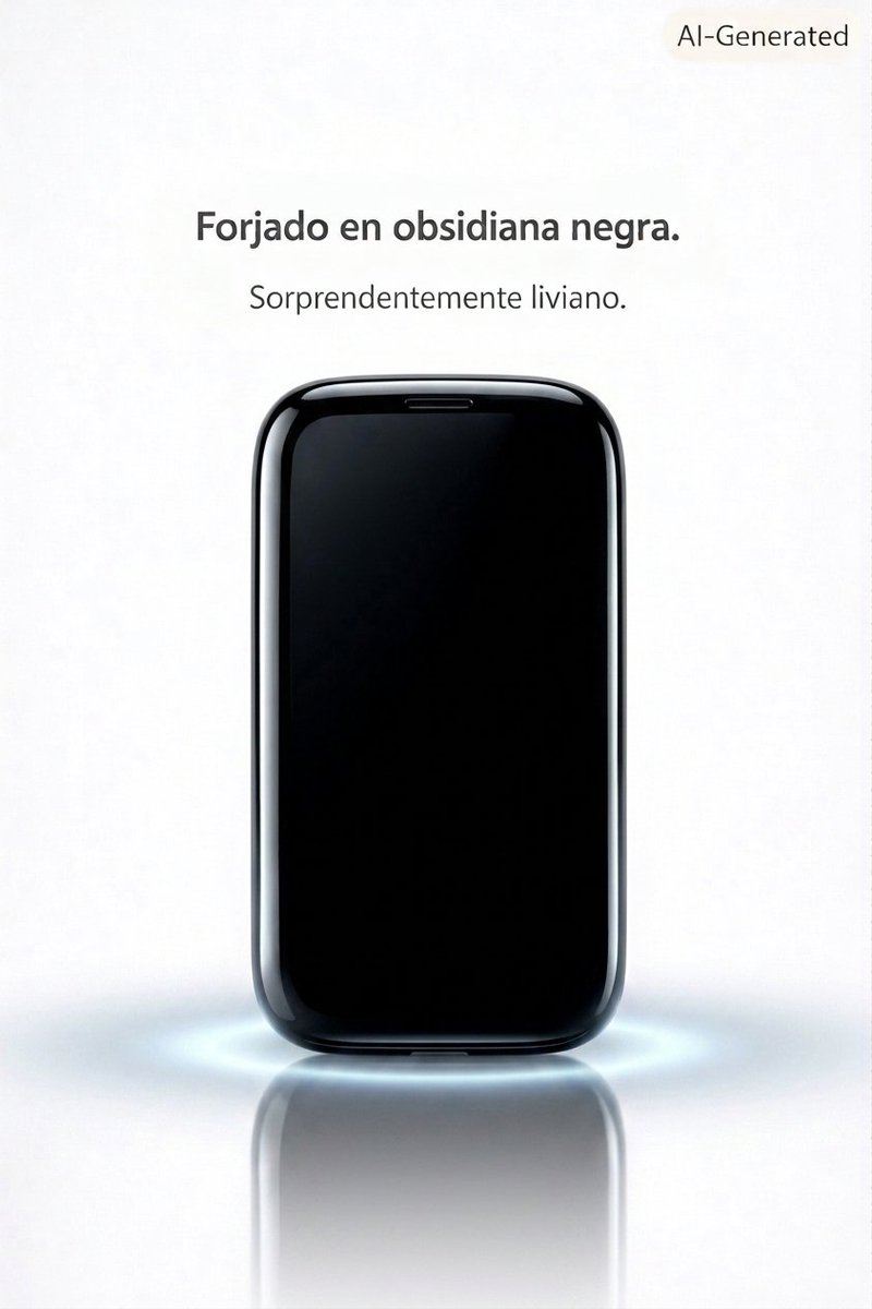 ngarcia_v2's tweet photo. @TopesdGama Este es el iPhone Nucleus.Forjado en el interior de una obsidiana endurecida con diamante creada en laboratorio. 
Con la pantalla y los botones a ras de la fina capa restante de obsidiana en CNC. Sin necesidad de carga. Con batería nuclear de carbono. https://t.co/eWB7YC6SDo https://t.co/L6uacpyNo8