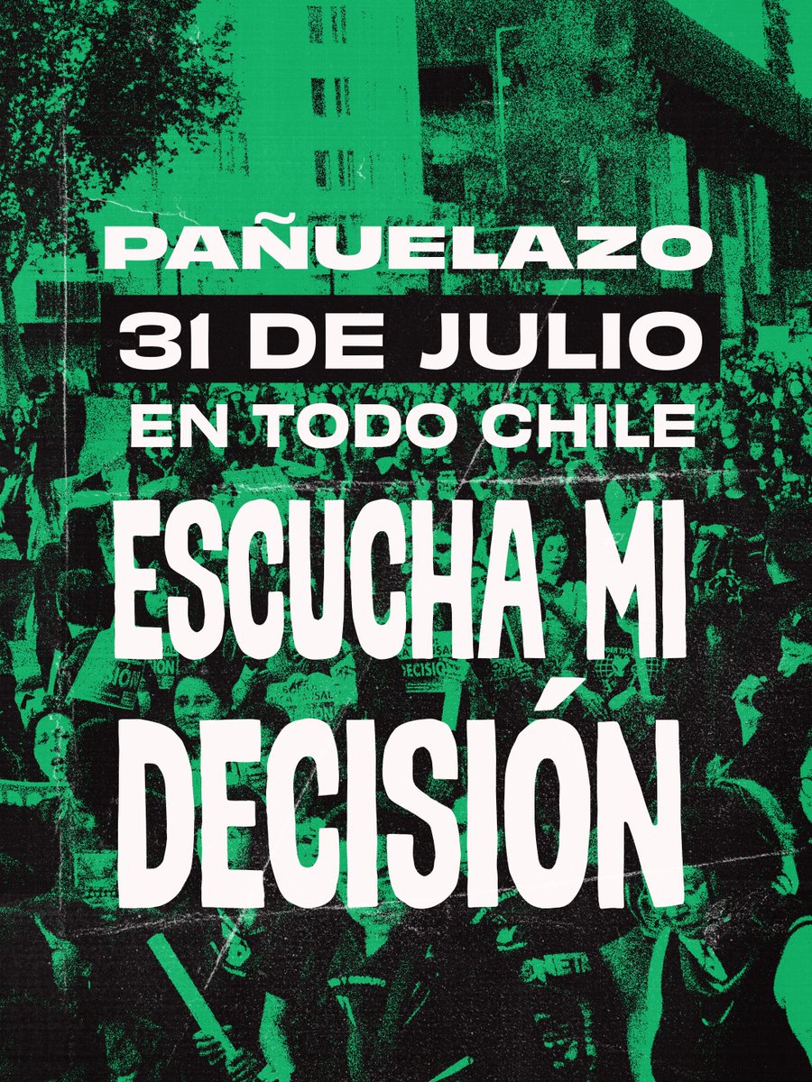 PiensaPrensa's tweet photo. Más de 50 organizaciones feministas y sociales convocan a una movilización nacional en rechazo al proyecto “Escucha su corazón”, 
Desde la Coordinadora 8M afirmaron que la medida “solo impone más obstáculos, presión y revictimización en un momento de extrema vulnerabilidad”.
"Hoy está en marcha una nueva ofensiva antiderechos que busca obligar al personal médico a exigir que niñas, mujeres y personas con capacidad de gestar, que interrumpan su embarazo bajo alguna de las tres causales (violación, inviabilidad fetal o riesgo vital para la mujer) escuchen los latidos fetales antes de acceder al procedimiento."

En Santiago, la convocatoria está programada para este viernes 31 de julio a las 18:00 horas en Metro Baquedano, mientras que también se anunciaron manifestaciones en ciudades como Iquique, Antofagasta, Valparaíso, Concepción, Temuco y Puerto Montt, entre otras.