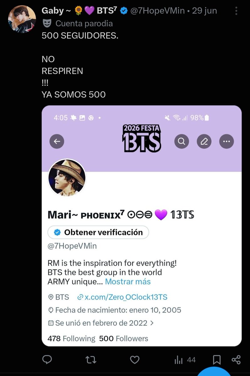 godynamigth's tweet photo. Exponiendo a esta multi que finge ser only army  @7HopeVMin llamada "Gaby" "Mari" "Phoenix"   su otro user @joy5luv https://t.co/g2SVeIHNzz