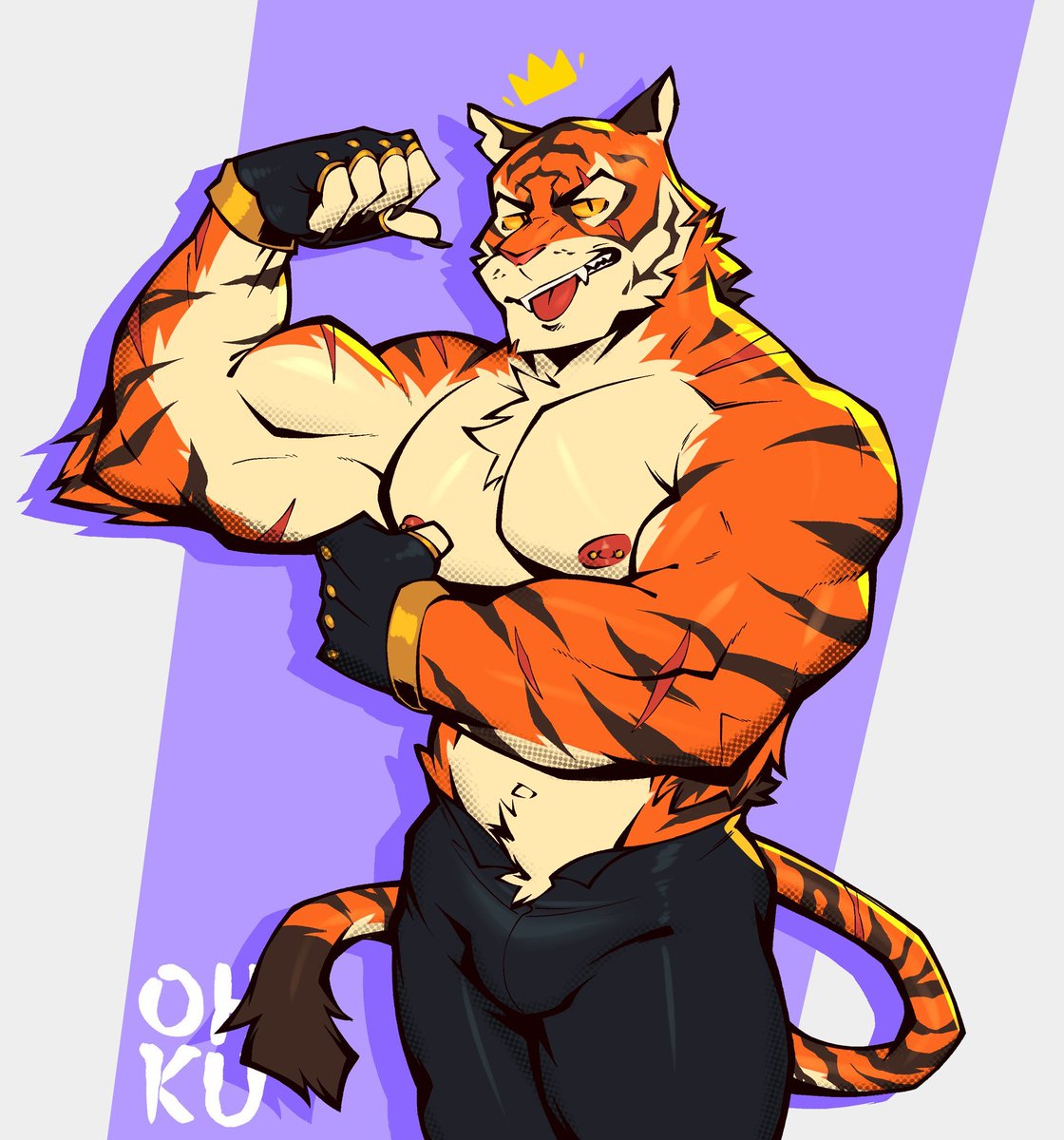 ohkuart's tweet photo. It's international tigers day! Here's some old Oscar arts~ 🐯 https://t.co/LLKBYQONES