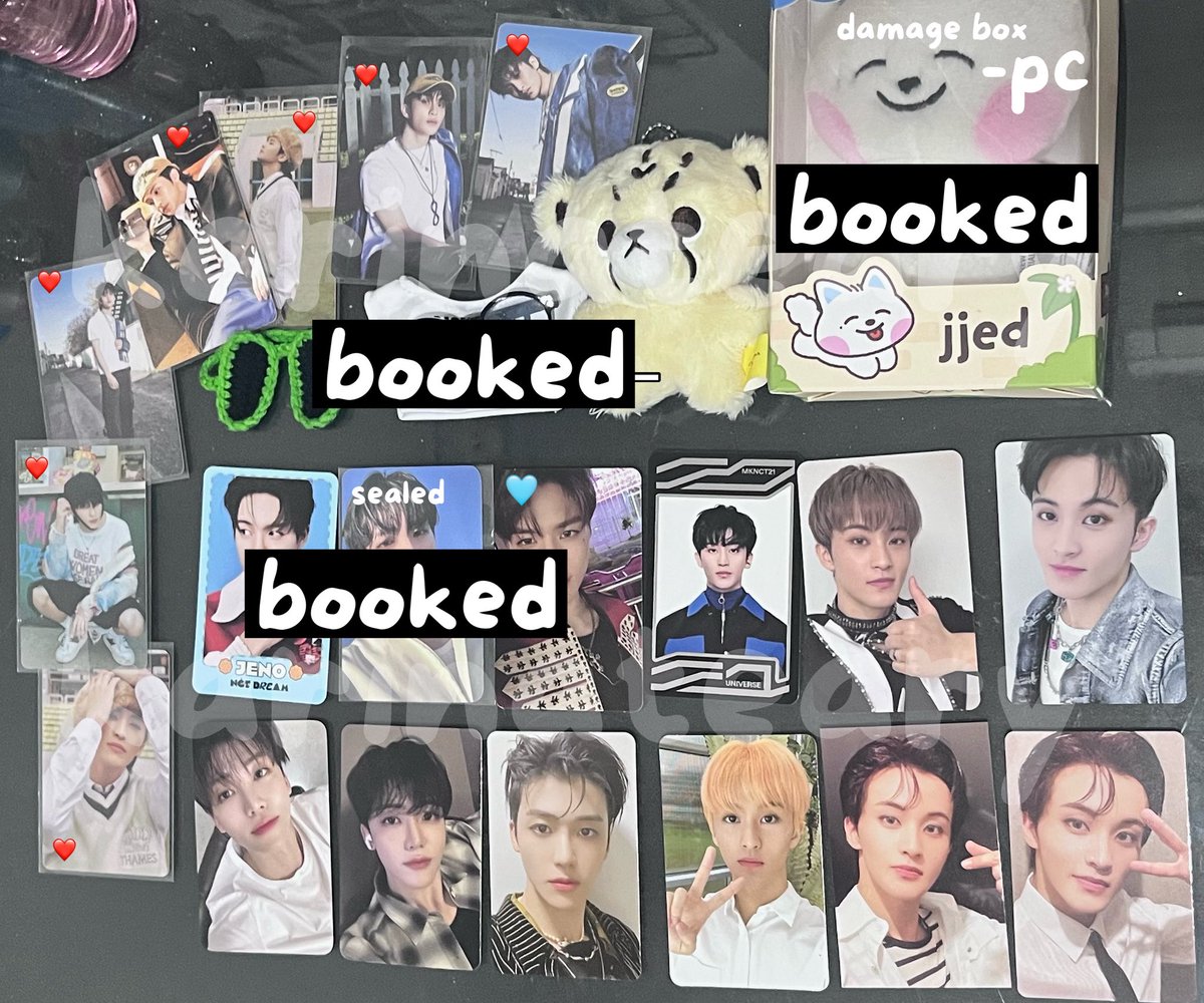 karinateary's tweet photo. update jjed, cheetah lee, 3 pc jeno booked yaww https://t.co/er0D58BQff