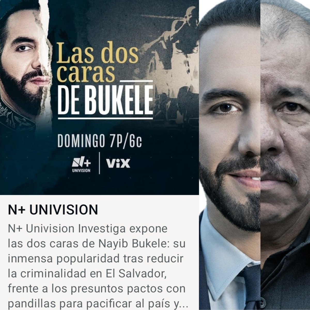 oskland10's tweet photo. 🚨🆘️🇸🇻 | ALISTEN LAS YODOCLORINAS: #ÚLTIMAHORA Después no vayan a decir que no les avisamos. 

Seguidores lunáticos radicales del dictador Nayib #Bukele,  vayan alistando las yodoclorinas por el derrame en curso que les va a dar después de ver el programa especial de UNIVISION: Las dos caras de Bukele, el próximo domingo a las 7 pm.